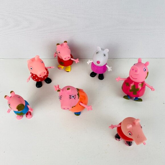 Peppa Pig Character Toy Figures Kids TV Series - Picture 2 of 5